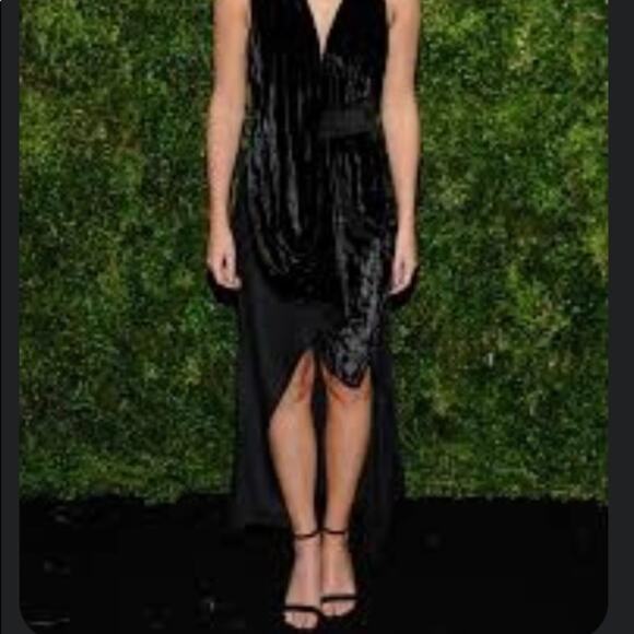 Stuart Weitzman Ankle Strap Block Heel Sandals size 36.5 black Suede - Picture 6 of 13